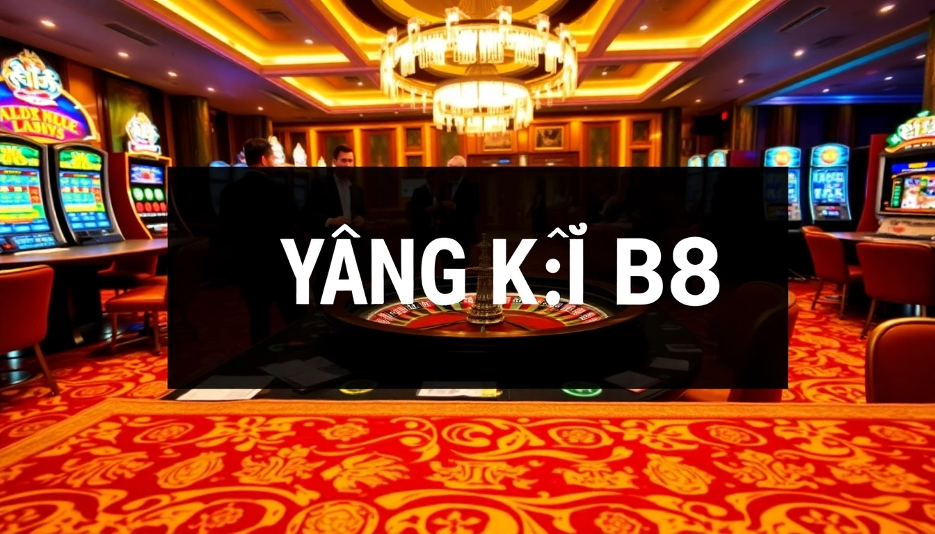 Experience the excitement of ĐĂNG KÝ B8 at a luxurious casino with thrilling gambling action.