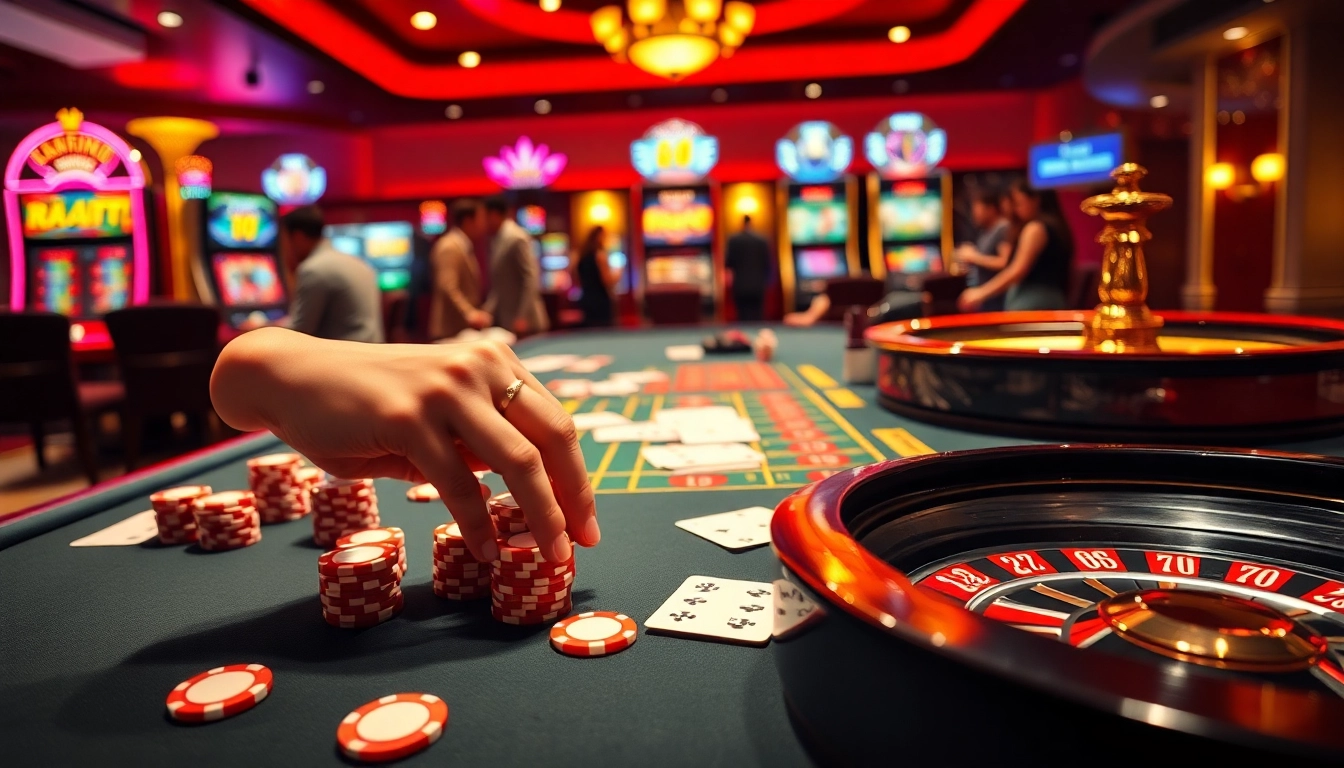 Engage with exciting poker action and vibrant casino atmosphere at https://febet4.art/.