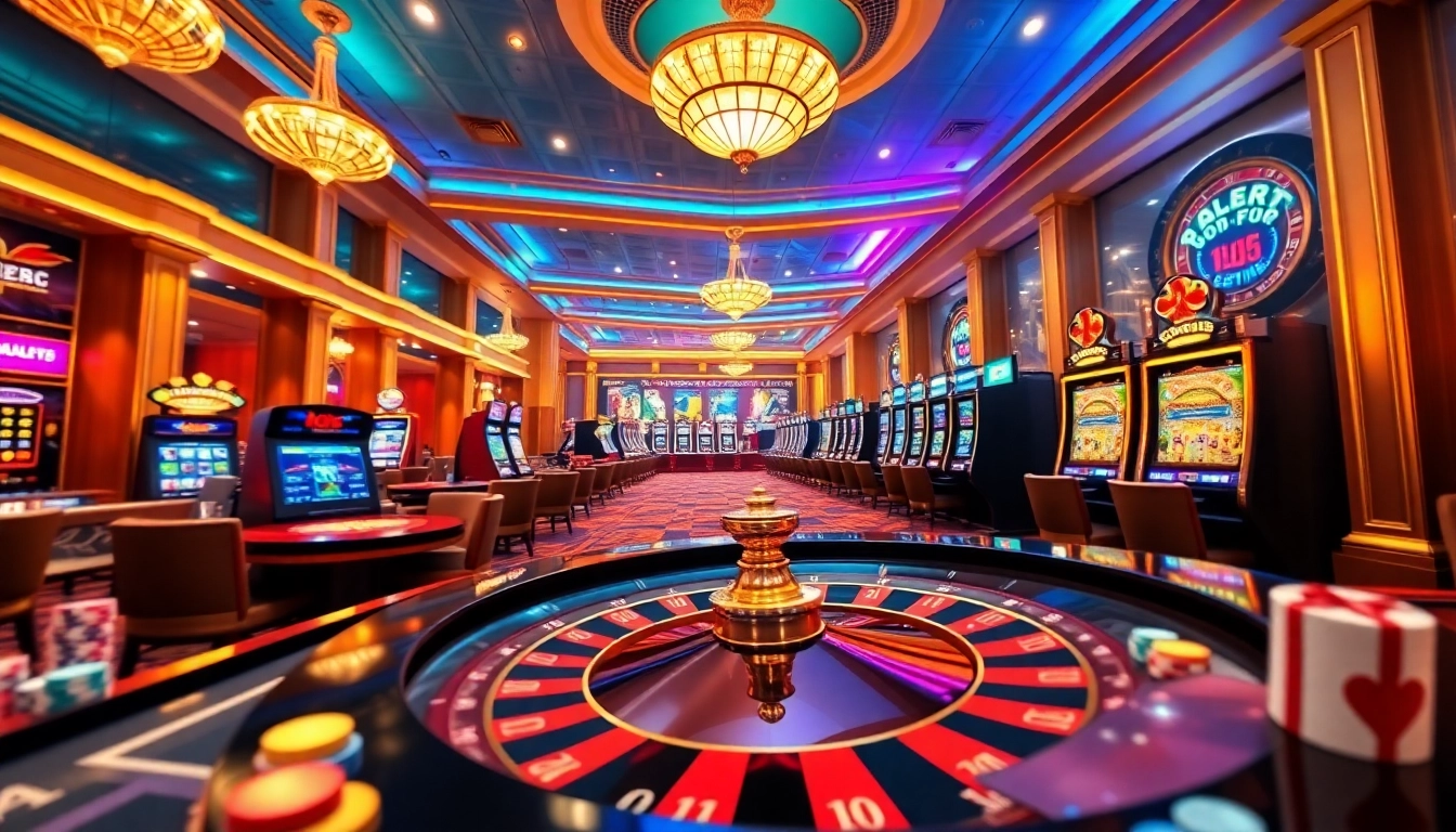 Experience the thrill of gaming on Lu88.com with an exciting casino scene full of poker chips and roulette.