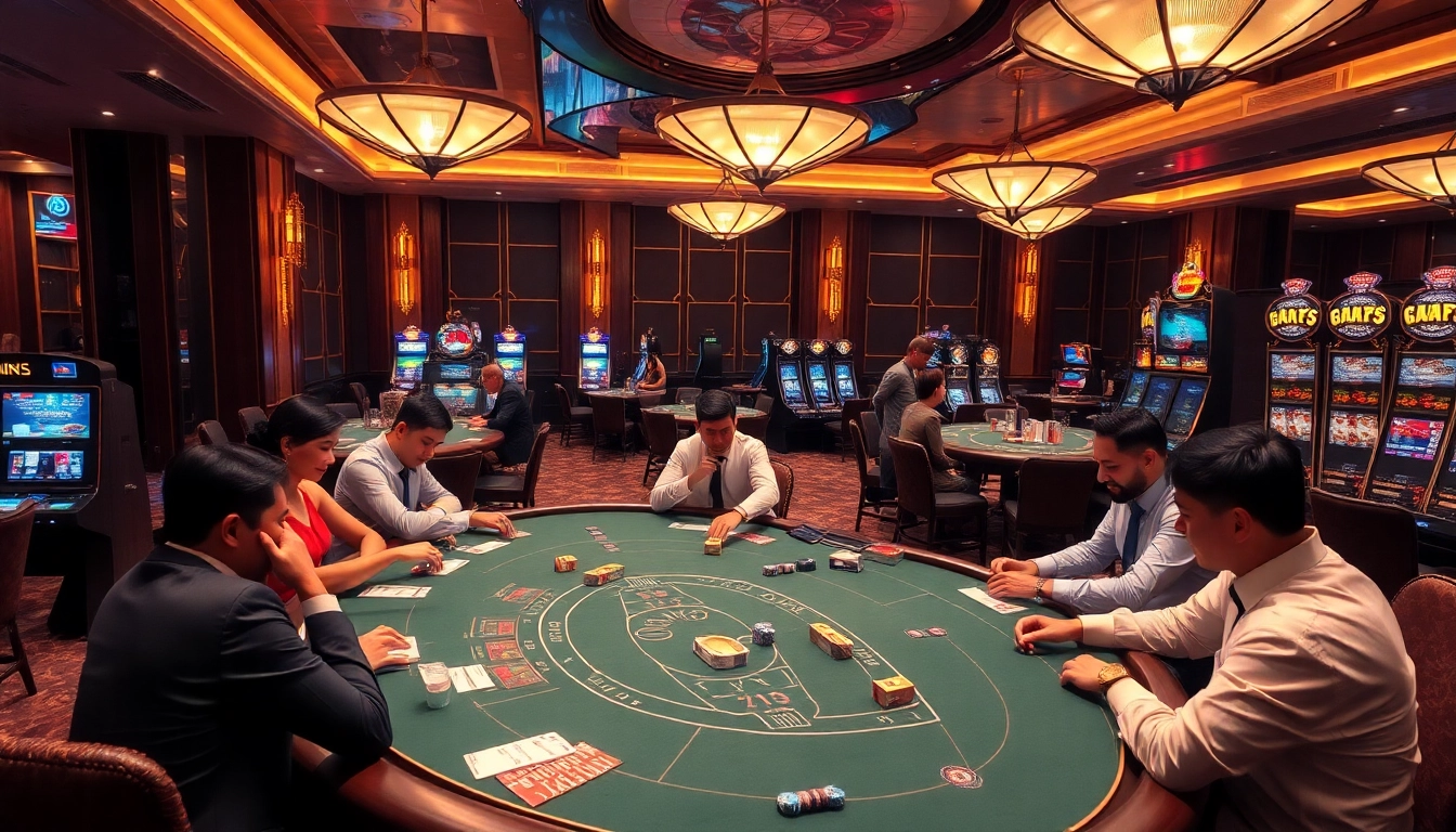 Experience the thrill of gambling at NHÀ CÁI BEM88 with elegant casino vibes and stylish players.
