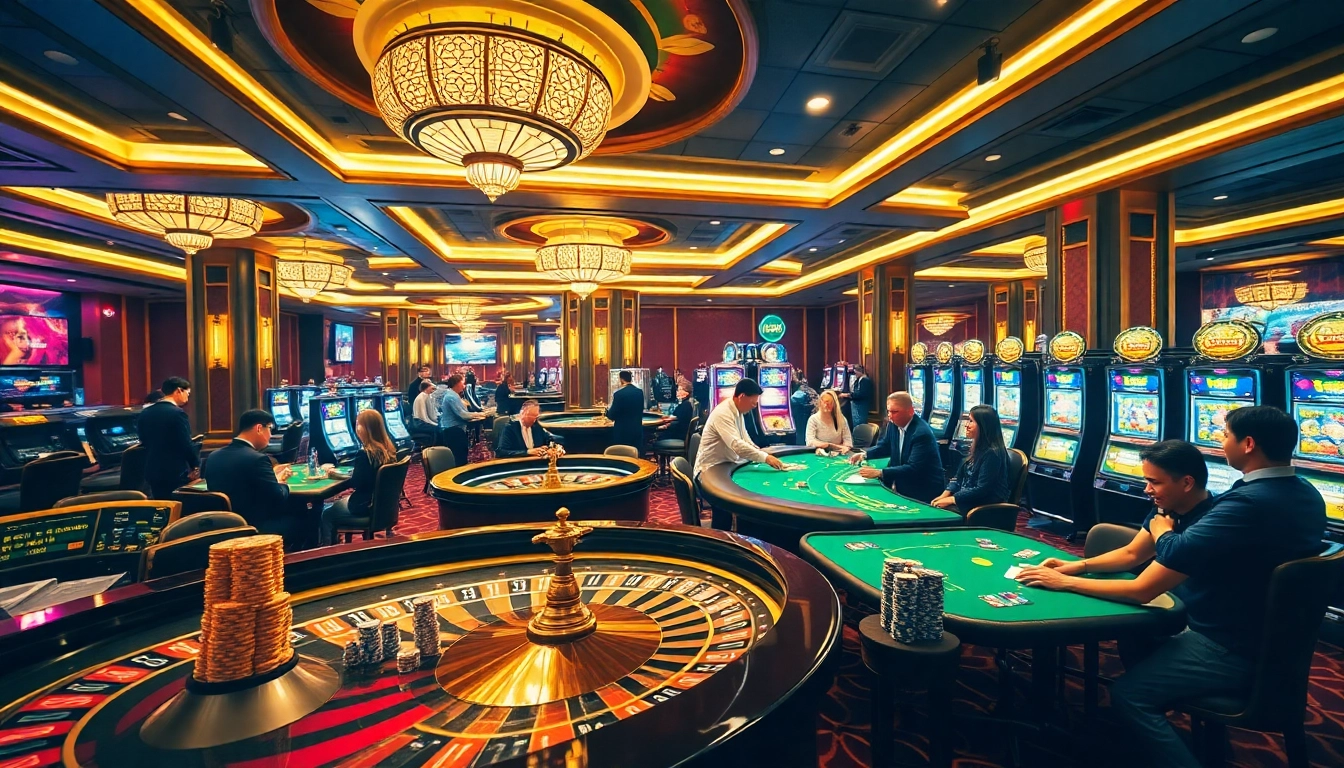 Experience excitement at UU88 CASINO with vibrant tables showcasing poker and roulette.