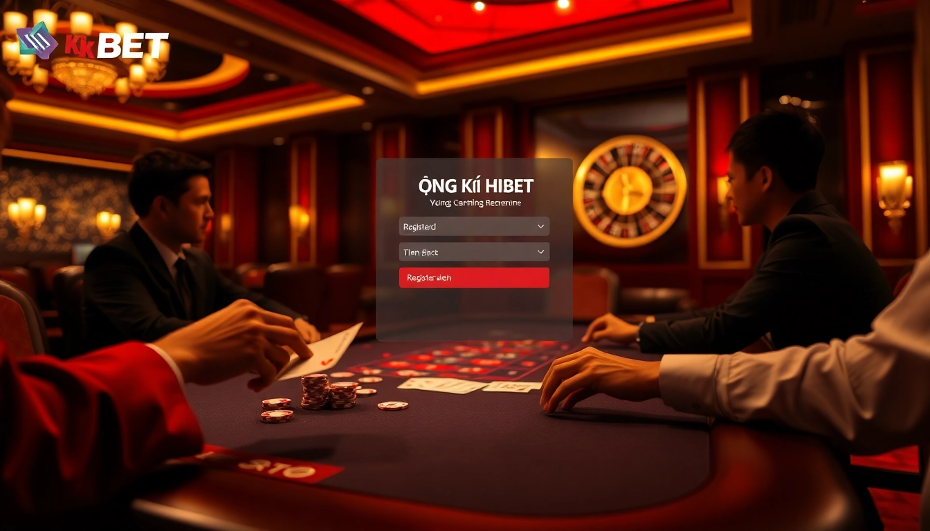 Engage in the thrilling action of ĐĂNG KÝ HBBET with a vibrant casino poker scene.